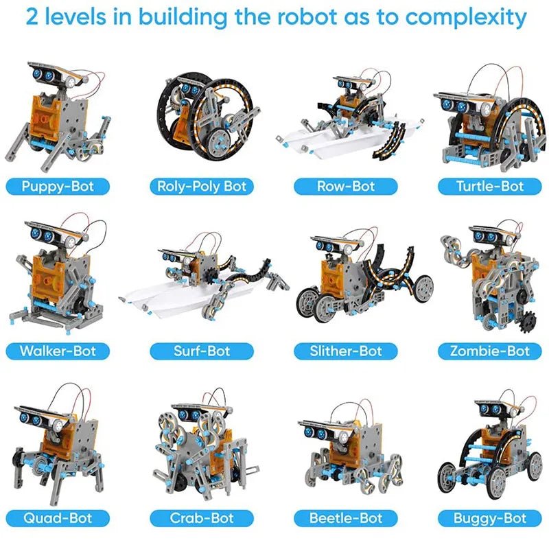 12 in 1 Science Solar Robot Toy - SunTweet