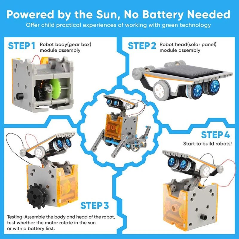 12 in 1 Science Solar Robot Toy - SunTweet