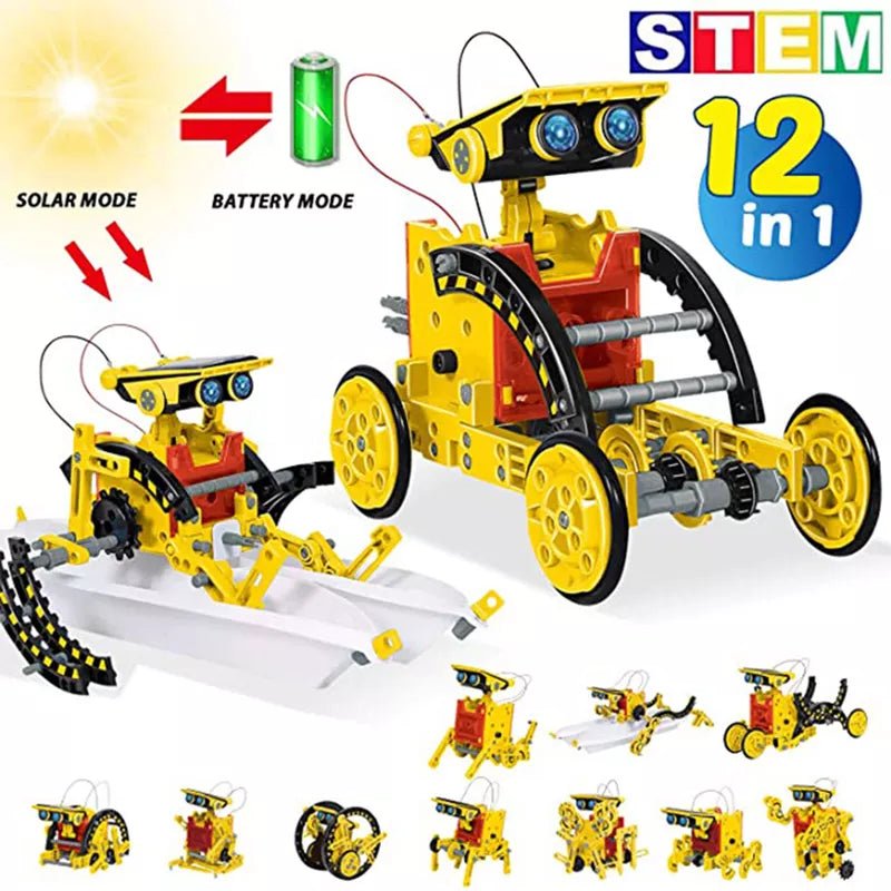 12 in 1 Science Solar Robot Toy - SunTweet