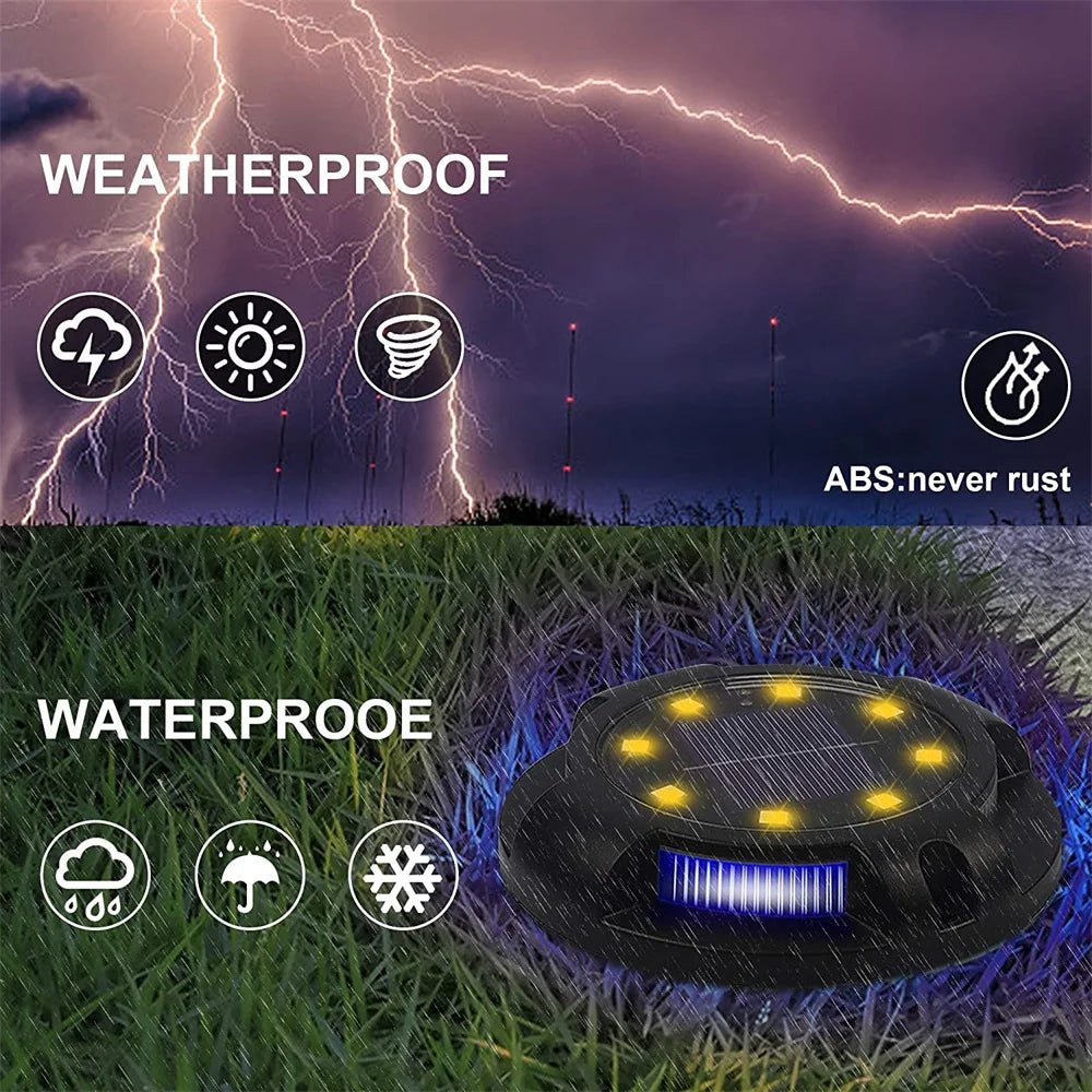 12 LED Solar Buried Lamp In - Ground Light - SunTweet