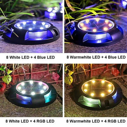 12 LED Solar Buried Lamp In - Ground Light - SunTweet