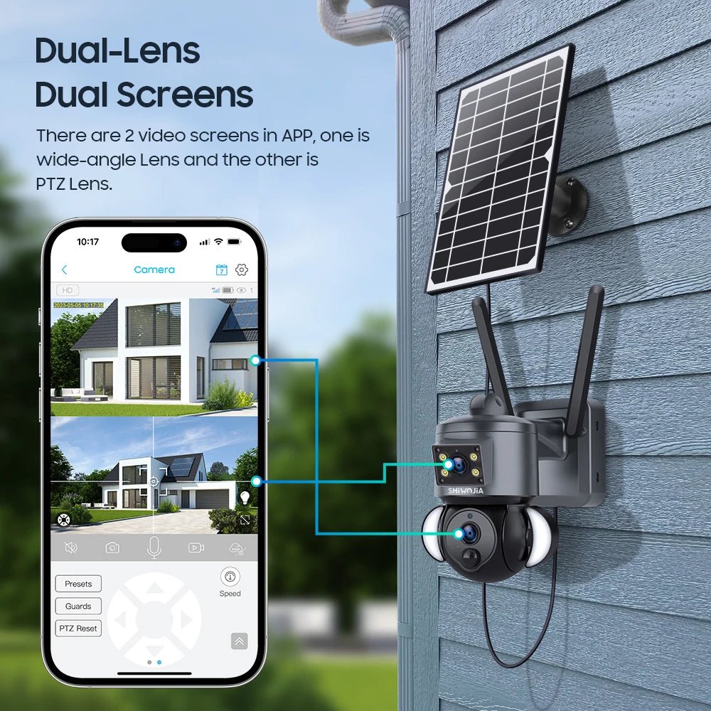 4K 8MP Solar Camera 4G SIM /WIFI - SunTweet