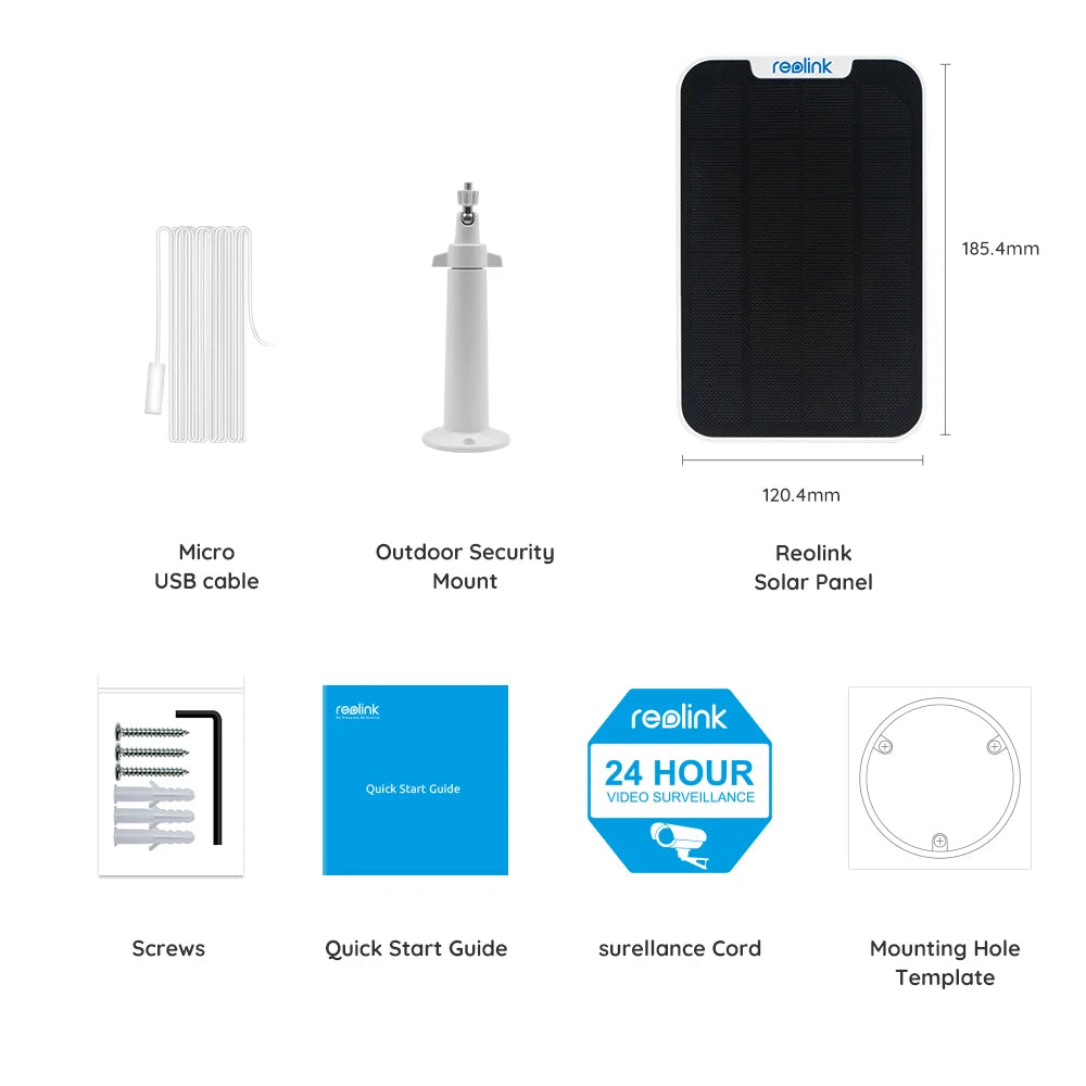 Reolink Solar Panel with 4m cable