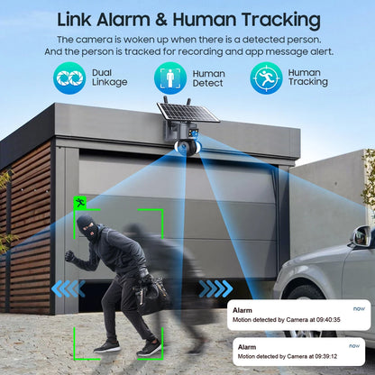 4K 8MP Solar Camera 4G SIM /WIFI