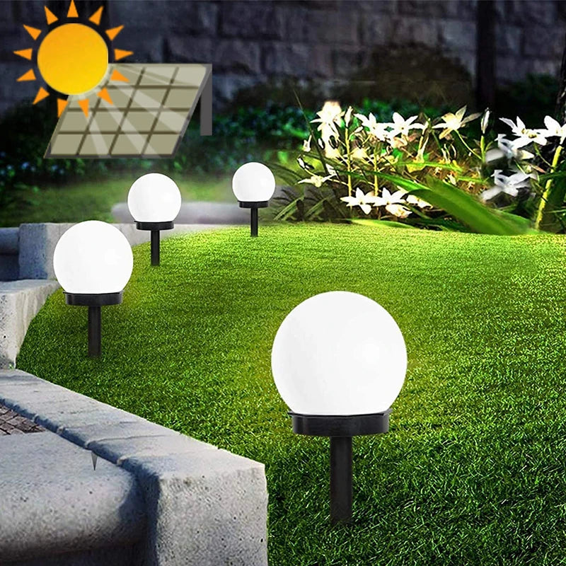 2/4/8pcs Led Solar Garden Light Solar Lamp Outdoor Waterproof