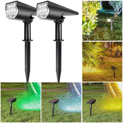 Solar Powered 7LED Lamp Adjustable Solar Spotlight