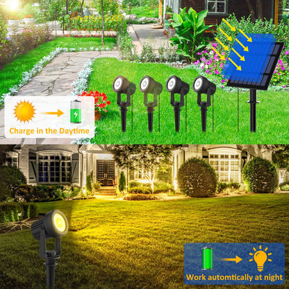 Outdoor Solar Spotlight Garden/Wall Light