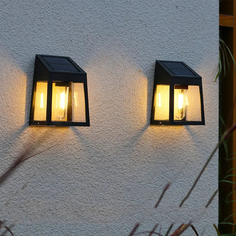 Elegancia bañada por el sol: apliques de pared para exteriores que funcionan con energía solar