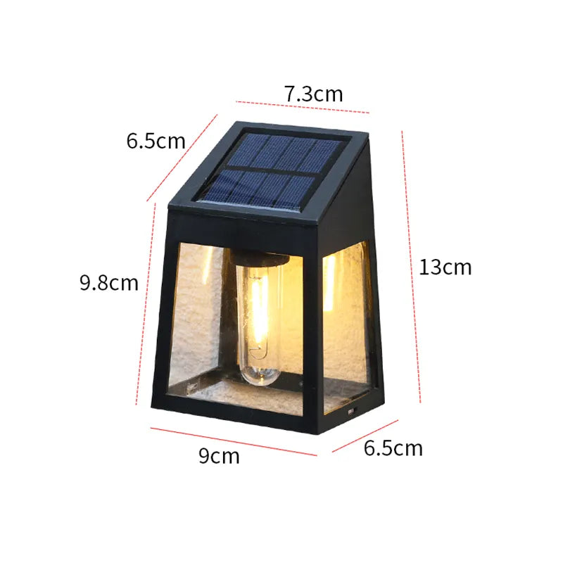 Sonnenverwöhnte Eleganz: Solarbetriebene Außenwandleuchten