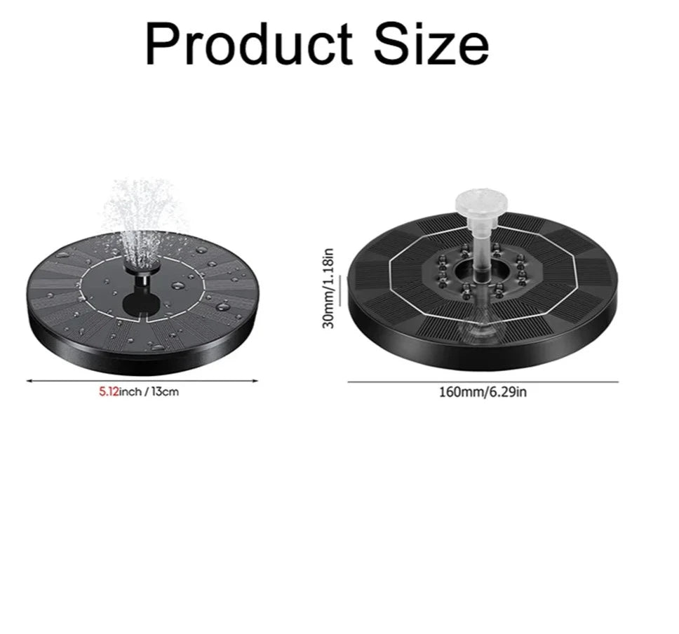 Solar Water Fountain