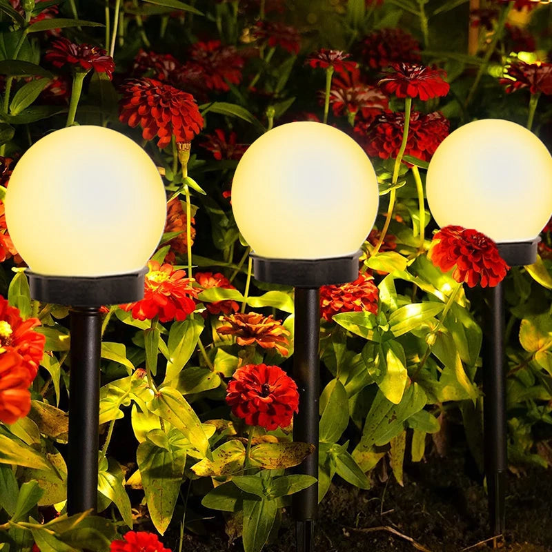 2/4/8pcs Led Solar Garden Light Solar Lamp Outdoor Waterproof