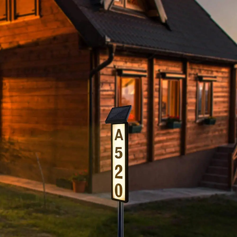 Solar Powered Address