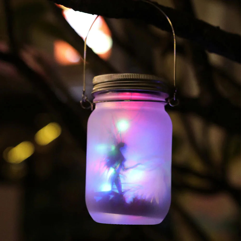 Fairy Lights Ornament Tree Jar Lamp