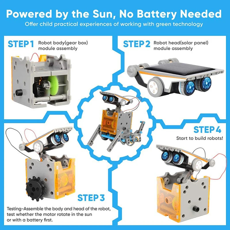 12 in 1 Science Solar Robot Toy