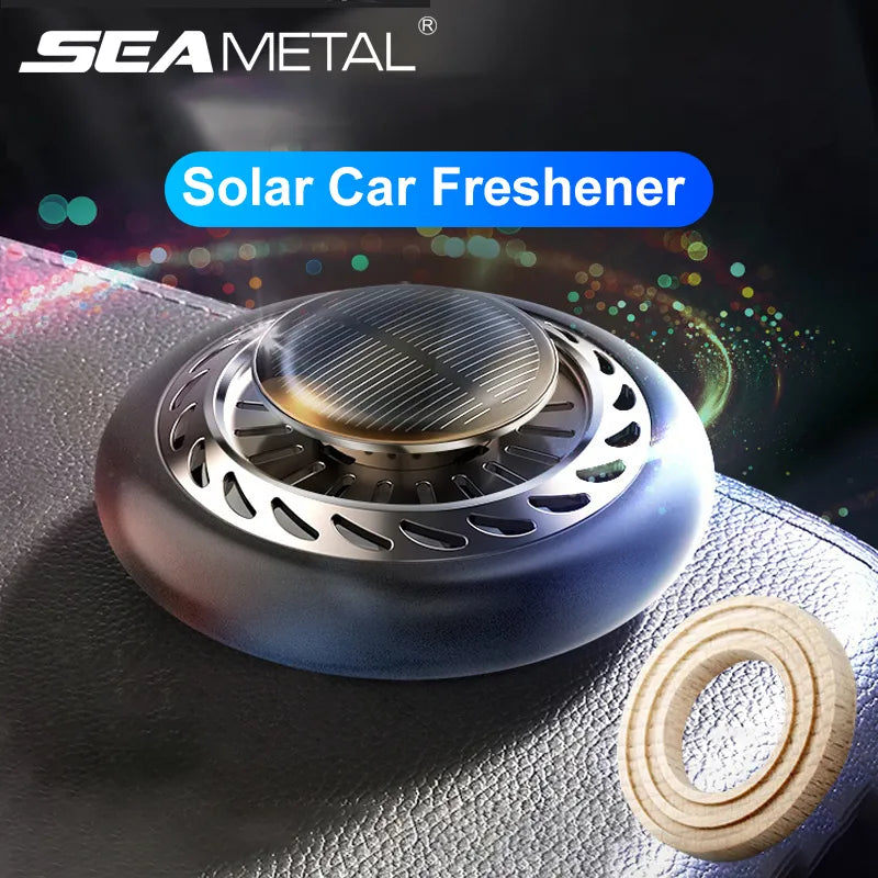 Solar Rotation Car Air Freshener