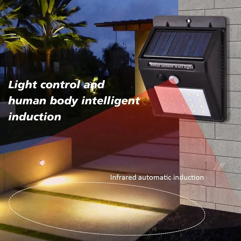 Solar Wall Lamp Outdoor Motion