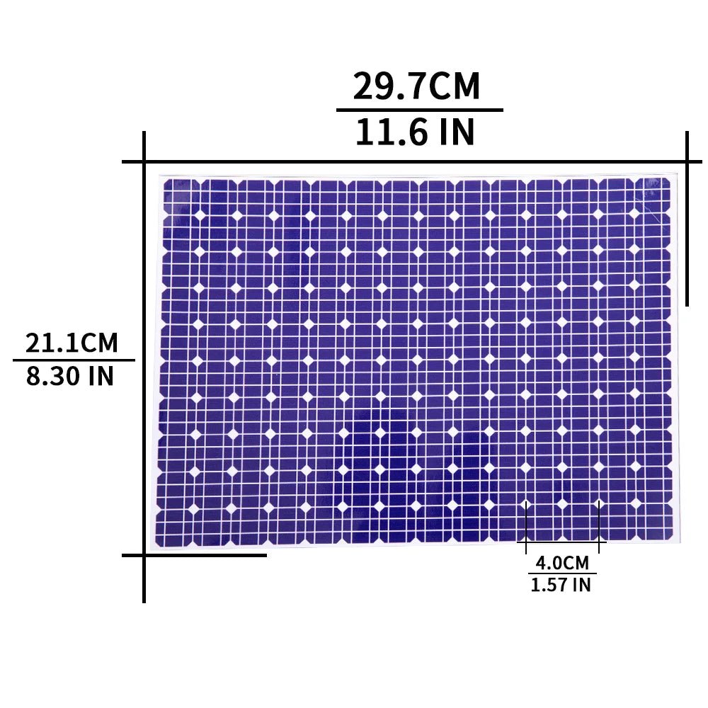 A4 Size Blue Photovoltaic Board Stickers diy Solar Panel - SunTweet