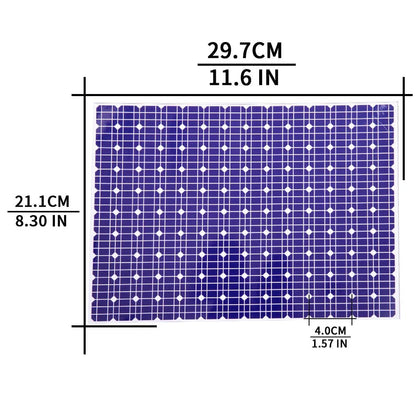 A4 Size Blue Photovoltaic Board Stickers diy Solar Panel - SunTweet