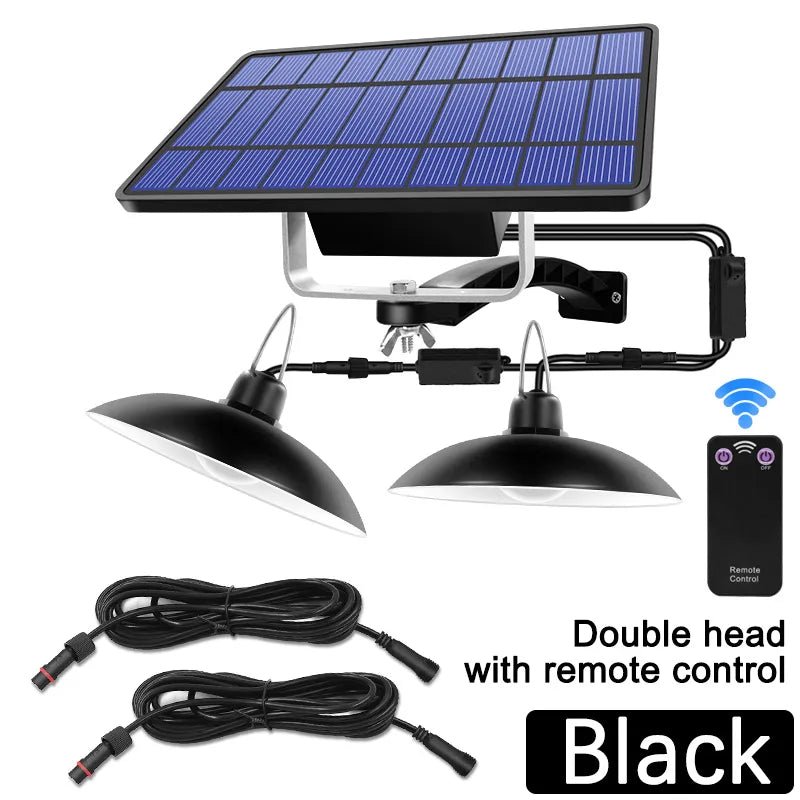 Double Head Solar Pendant Light - SunTweet