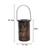 LED Solar Lantern Light Hollow Wrought Iron Projection Light - SunTweet