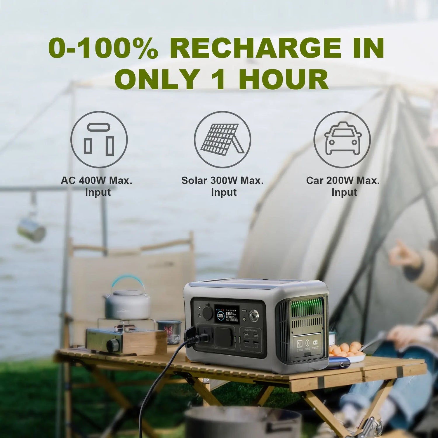 Solar Generator/Charger for Camp - SunTweet