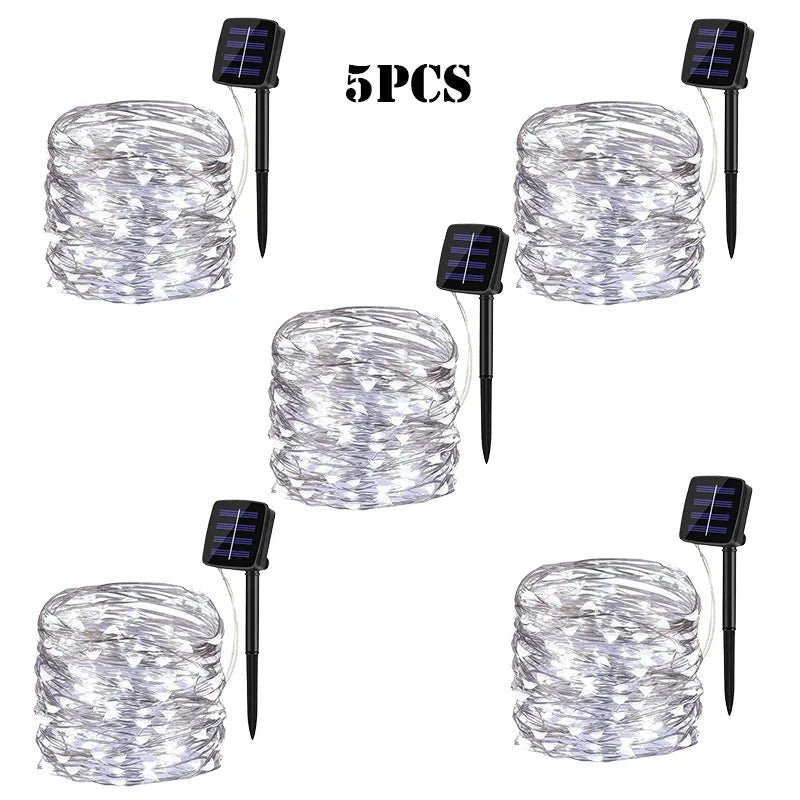 Solar LED Festoon Lights: Multiple Lengths &amp; Packs - SunTweet