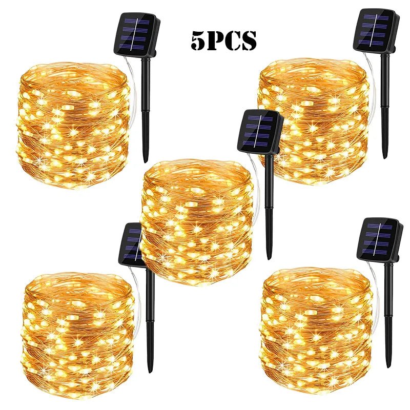 Solar LED Festoon Lights: Multiple Lengths &amp; Packs - SunTweet