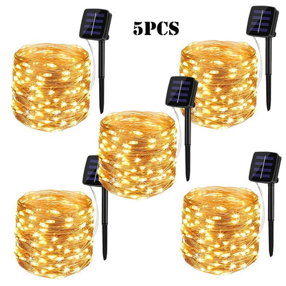 Solar LED Festoon Lights: Multiple Lengths &amp; Packs - SunTweet