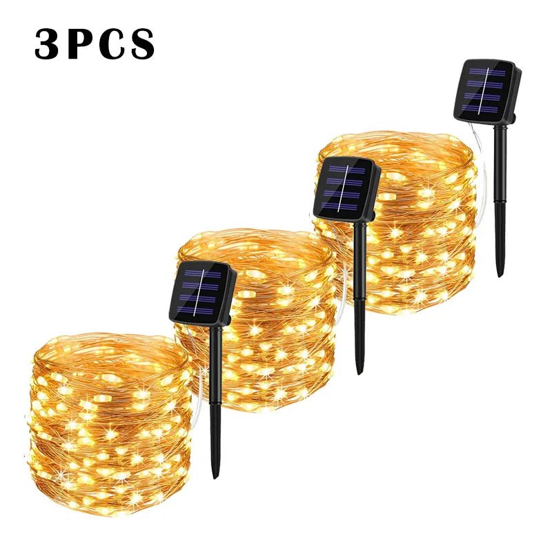 Solar LED Festoon Lights: Multiple Lengths &amp; Packs - SunTweet