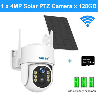 Solar Panel IP Camera Wi - Fi 4MP 4G Video - SunTweet