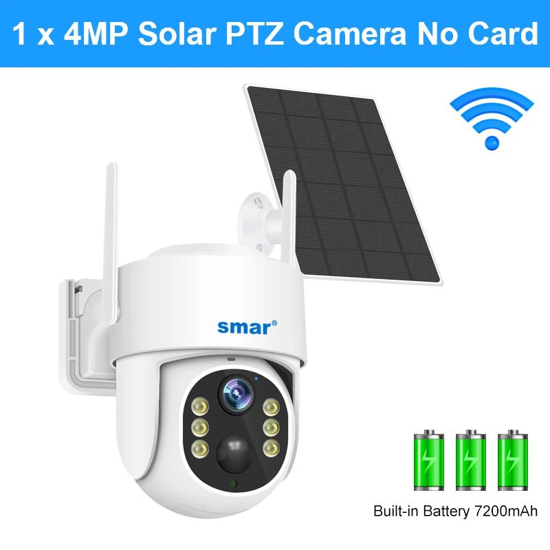 Solar Panel IP Camera Wi - Fi 4MP 4G Video - SunTweet