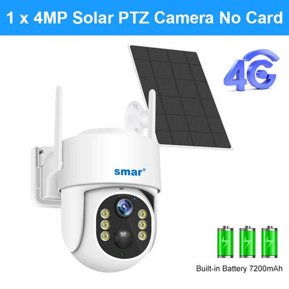 Solar Panel IP Camera Wi - Fi 4MP 4G Video - SunTweet