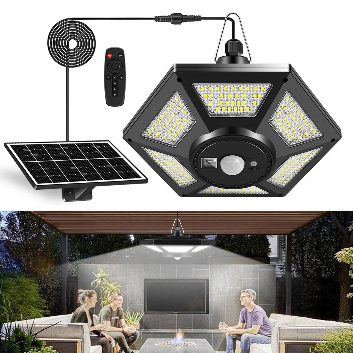 Solar Pendant Lights with Remote - SunTweet