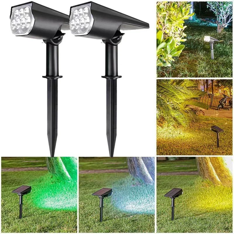 Solar Powered 7LED Lamp Adjustable Solar Spotlight - SunTweet