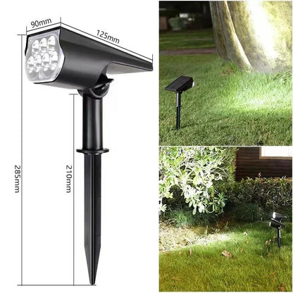 Solar Powered 7LED Lamp Adjustable Solar Spotlight - SunTweet