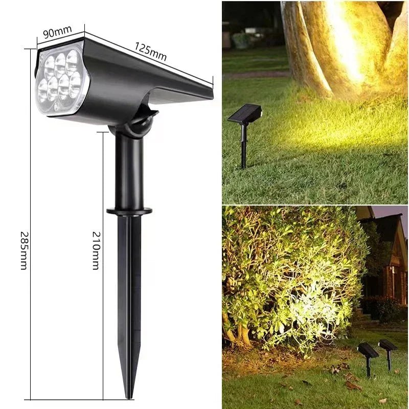 Solar Powered 7LED Lamp Adjustable Solar Spotlight - SunTweet