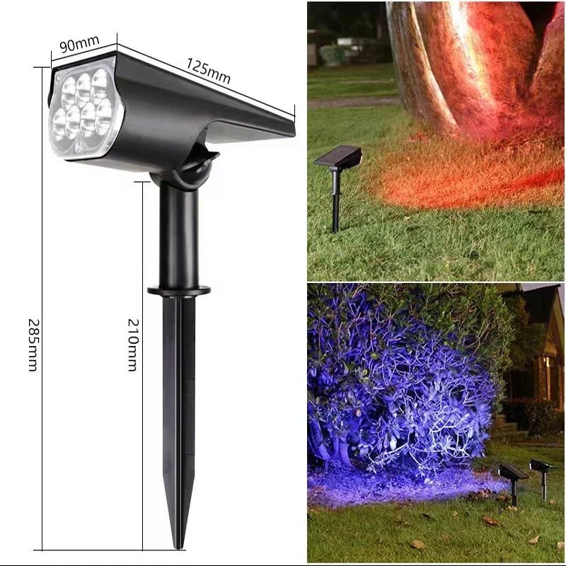 Solar Powered 7LED Lamp Adjustable Solar Spotlight - SunTweet