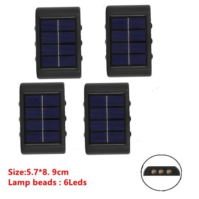 Up and Down Solar Wall Lights for Outdoor Spaces - SunTweet