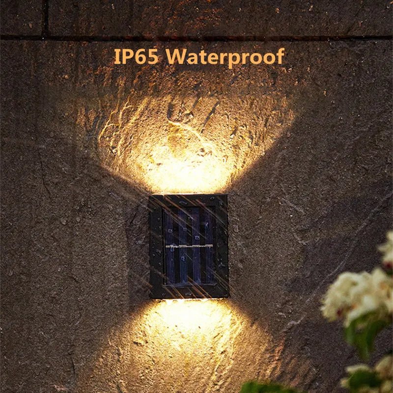 Up and Down Solar Wall Lights for Outdoor Spaces - SunTweet