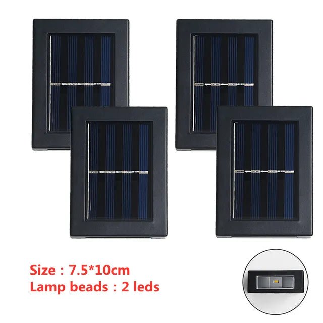 Up and Down Solar Wall Lights for Outdoor Spaces - SunTweet