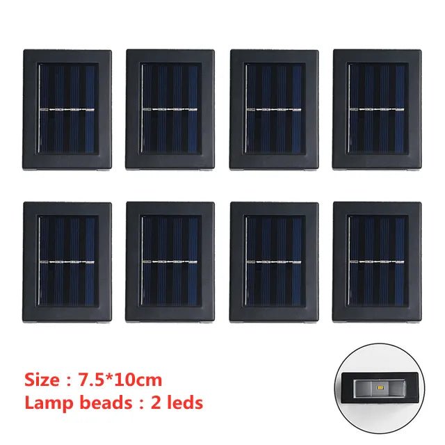 Up and Down Solar Wall Lights for Outdoor Spaces - SunTweet