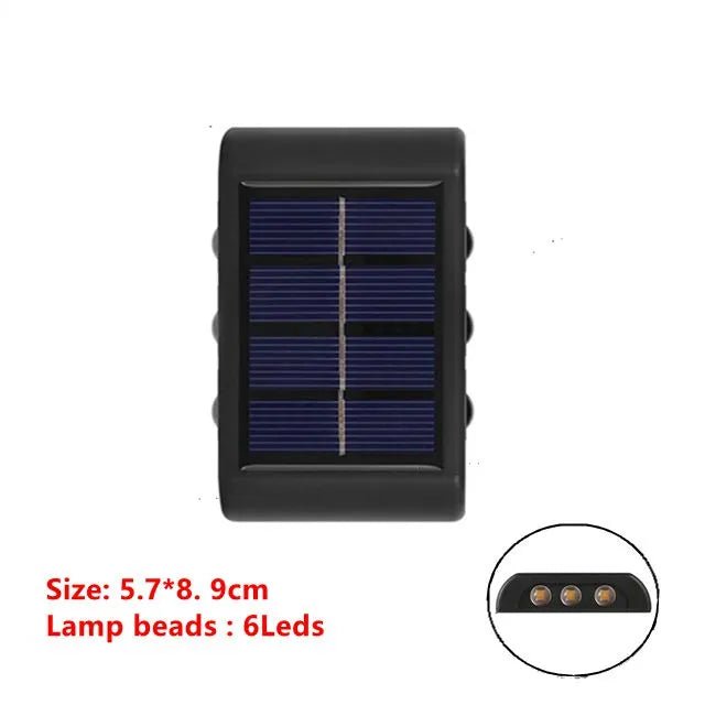 Up and Down Solar Wall Lights for Outdoor Spaces - SunTweet