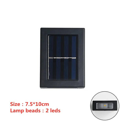 Up and Down Solar Wall Lights for Outdoor Spaces - SunTweet