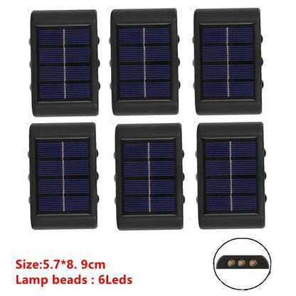 Up and Down Solar Wall Lights for Outdoor Spaces - SunTweet